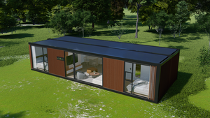 Maison préfabriquée solaire contemporaine à 3 chambres, pré-meublée, conteneur de montagne, moderne, modulaire, pour <span class=keywords><strong>la</strong></span> côte, bord de <span class=keywords><strong>mer</strong></span> - Product Image 2