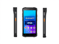 Lecteur de codes-barres robuste Android 11, 6000 mAh, IP68, 4G, ordinateur portable intelligent pour la logistique d'entrepôt