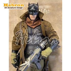 Statue de personnage d'anime grandeur nature de Marvel DC de qualité supérieure, modèle en résine de <span class=keywords><strong>Batman</strong></span>, super-héros, pour la décoration de la maison - Product Image 4