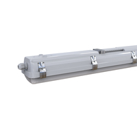 Lumière d'urgence LED linéaire suspendue au plafond 60W IP66 IK10 3 heures d'autonomie Batterie auto-testée Montage mural Garage