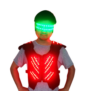 Chaleco Iluminado LED, Disfraz para Actuaciones en Escenario, Unisex, Atuendo para Discoteca y Club Nocturno - Product Image 3