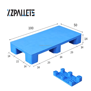 Paleta de Plástico Pequeña y Económica de 1000x500mm, Nueva Paleta de HDPE, Precio de Paleta de Plástico - Product Image 1