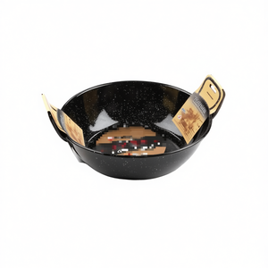 Sartén Profunda de Hierro Fundido de Diseño Moderno de 40 cm con Asas, Colección Duradera de Sartenes Antiadherentes con Revestimiento de Esmalte - Product Image 1