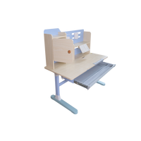 Nouvelle table d'étude ergonomique pour enfant H1, bleu rose, hauteur réglable de 530 à 760 mm, bureau d'étude pour enfants