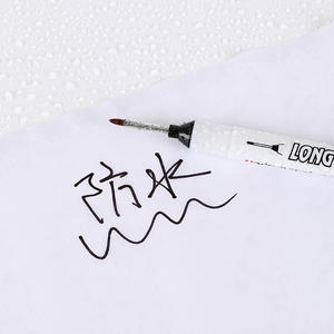 Red Black Blue Ink Custom Dual Tip Deep Drill Hole Long Nib Marker <b>Pen</b> Industrial Woodworking Permanent Marker <b>Pen</b> - Product Image 4