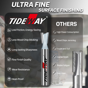 Tideway เราเตอร์บิตคาร์ไบด์ใบมีดเครื่องตัดกัดเครื่องมือตัดเซาะร่องสำหรับไม้เนื้อแข็ง - Product Image 3