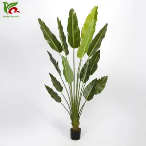 200cm Height Artificial Bird of Paradise Faux Plant Indoor Decor Trees for Home Bedroom Living Room Office Decoration