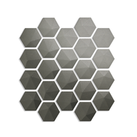 Carreaux de céramique lapin blanc de style Vitruviano mosaïque hexagone marbre blanc carreaux de mosaïque polis carreaux de dalle aspect porcelaine