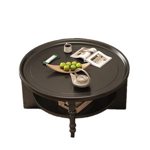 Table basse en bois rétro moderne nordique minimaliste réaliste, design créatif pour salon et maison - Product Image 5