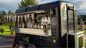 Remolque de Bar Móvil, Camioneta de Venta de Helados, Remolque de Comida Estilo Vintage, Carritos de Hot Dogs, Puesto de Comida, Quiosco, Remolque de Comida - Product Image 5