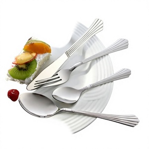 Ensemble de couverts de vaisselle d'hôtel pour la décoration Ensemble de couverts de couverts en métal à poignées exquises à des prix compétitifs - Product Image 1