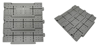 Dalles de protection de gazon modulaires portables en PP haute résistance pour terrains gazonnés