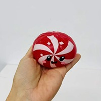Squishy de Noël en forme de boulette, 6 modèles (Père Noël, Bonhomme de neige, Renne, Arbre), à remontée lente, jouet anti-stress, cadeau, vente en gros