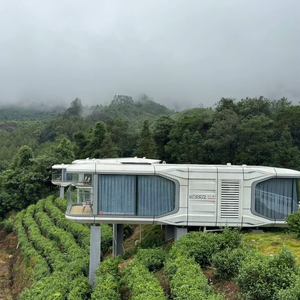 लक्जरी मॉड्यूलर प्रीफैब्रिकेटेड कंटेनर आवास अंतरिक्ष कैप्सूल पर्यावरण के अनुकूल सूक्ष्म गृह कार्यालयों या छुट्टी विला के लिए - Product Image 2