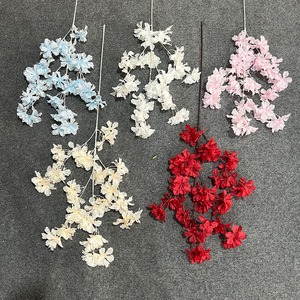 Fleurs artificielles de cerisier en soie, décorations de plafond pour mariage, arrangements floraux, décoration intérieure, accessoires de photographie - Product Image 2