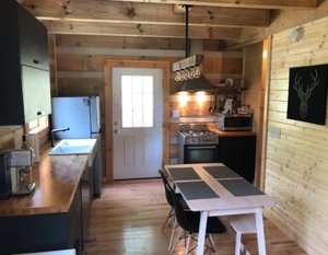 Cabaña de madera <span class=keywords><strong>rural</strong></span> Casas Baño Cocina Comedor Loft Dormitorio - Product Image 3