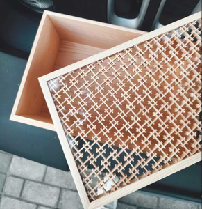 Technique de travail du bois consistant <span class=keywords><strong>à</strong></span> assembler des pièces de bois minces Kumiko <span class=keywords><strong>à</strong></span> l'aide de joints <span class=keywords><strong>à</strong></span> mortaise et <span class=keywords><strong>à</strong></span> tenon pour porte ou fenêtre - Product Image 6