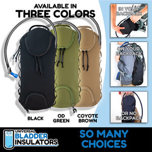 Aisladores de vejiga de neopreno impermeables personalizados Depósito de vejiga de agua Ajuste MIL Spec Antídoto y Crux con logotipo personal - Product Image 5