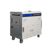 Générateur diesel domestique super silencieux 7 kVA avec ATS 50/60 Hz, grand réservoir de carburant, alimentation de secours pour la maison