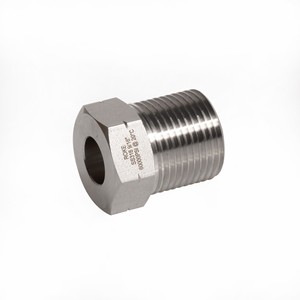 น็อตท่อสแตนเลส ROKE SS316 ขนาด 9 1/16 นิ้ว ข้อต่อไฮดรอลิกสำหรับน้ำ น้ำมัน ของเหลวที่มีฤทธิ์เป็นกรดและด่าง - Product Image 1