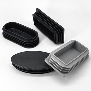 Diyamei Square Tube Plugs 5x10 <b>Plastic</b> Furniture Protective Covers for Tables Chairs <b>Stools</b> - Product Image 1