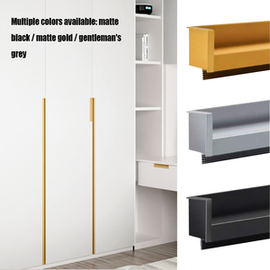 The Factory Directly Sells Top-mounted Handle Wardrobes Cabinets Bedside Tables and Hidden-edge Aluminum Alloy Handles - Product Image 6
