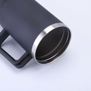 DD1497 Reusable 40oz Stainless Steel Vacuum <b>Insulated</b> <b>Mug</b> with Handle Lid Straw 6-12hr Thermal Office & Car Travel Tumbler - Product Image 4