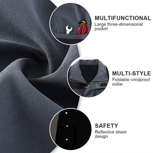 Conjunto <span class=keywords><strong>de</strong></span> Ropa <span class=keywords><strong>de</strong></span> Trabajo <span class=keywords><strong>de</strong></span> Lona para Hombre, Transpirable, Impermeable, con Múltiples Bolsillos, Chaqueta y Pantalones <span class=keywords><strong>de</strong></span> Trabajo, Impresión Personalizada, Venta al Por Mayor - Product Image 2