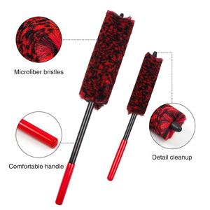 3 шт зубные щетки с мягкой щетиной для жениха губка для мытья автомобиля с подробным описанием набор кистей колеса щеточная машинка щетка для шин Обод колеса автомобиля набор очищающих салфеток - Product Image 3