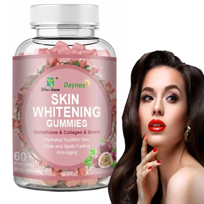 शुद्ध प्राकृतिक त्वचा Whitening कोलेजन Gummies निजी ब्रांड कस्टम बीबीएल स्तन Gummies