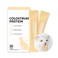 Nouveau produit OEM ODM : Pâte nutritionnelle de colostrum et de lactoferrine pour chat, saveur poulet, soutien immunitaire, 60g, 30 tubes