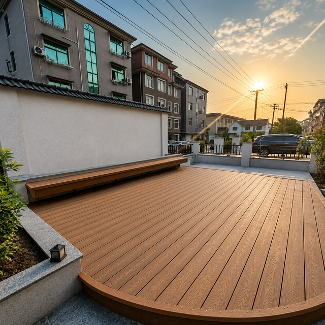 Traditional High Quality Outdoor Composite Decking Multicolor Decking Wpc