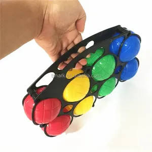 Ventes Promotionnelles : Lot de 8 Boules de Pétanque <span class=keywords><strong>en</strong></span> <span class=keywords><strong>Plastique</strong></span> pour Jeu de Pelouse et Jeux de Jardin Familiaux - Product Image 4