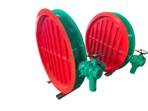 DN1800 Válvula de Mariposa de Gran Diámetro con Brida para Ventilación, Sellado Hermético para Altas Temperaturas y Medios Ácidos - Product Image 2