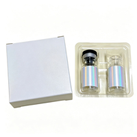 Kotak Vial Hologram 3 ml Tunggal Ganda Lima Sepuluh 3ml Vial Kemasan Peptida dan Label dengan Baki Plastik