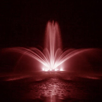 Fontaine d'eau multi-jets avec éclairage LED, fonction de synchronisation musicale en option, pour la décoration des places publiques