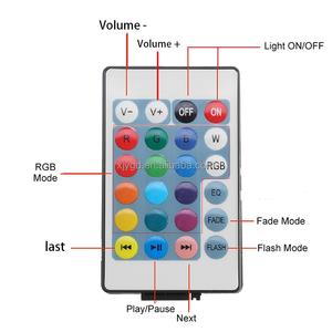 Đèn LED Âm Nhạc Thông Minh UFO 30W/48W, Bóng Đèn Loa Không Dây E27 Bóng Đèn Trần Có Thể Điều Chỉnh Độ Sáng <span class=keywords><strong>RGBW</strong></span> Điều Khiển Từ Xa Cho Gia Đình 2021 - Product Image 4