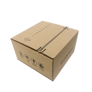 Thương mại điện tử tùy chỉnh giấy tự dính Tear-off dải dây kéo nhỏ vận chuyển Kraft gửi thư bưu phẩm hộp mang nhãn hiệu Tear Strip hộp - Product Image 6