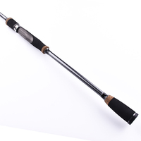 Joran pancing Spinning Lure 2.4M 2 bagian MH, joran pancing serat karbon 15-40g Lure IM7 Rank
