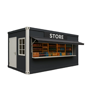 Conteneur SKYLINE 20 pieds à prix réduit : Boutique, Bar à café mobile préfabriqué, Restaurant modulaire, Tiny House – Construction rapide, installation facile