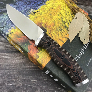 Cuchillo de Caza de Hoja Fija de Acero HL D2 con Mango G10 y Funda Kydex, Multifuncional, Personalizable OEM, Grosor de 3.1mm - Product Image 1
