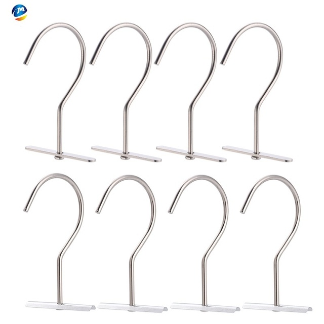 Rotatable Eco-Friendly Wall Mounted Single Iron Sheet Hanger Hook for Bathroom Storage Bag Metal Clothing High Visibility