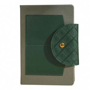 Journal d'affaires en cuir à couverture rigide avec logo personnalisé Journal intime avec boîte et stylo - Product Image 1