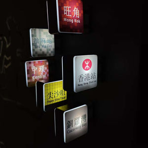Nuevo Adhesivo Magnético Luminoso Creativo Personalizado para Refrigerador, Pequeña Caja de Luz LED, Decoración de Cartel Publicitario - Product Image 3