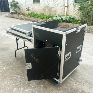 Espace de rangement 12u et tiroir 1u Flight Case avec <span class=keywords><strong>table</strong></span> de revêtement pour Allen & heath Sq5 <span class=keywords><strong>Dj</strong></span> Mixer - Product Image 4