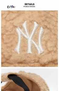 Instagram moda mascotas sombrero de verano de gama alta poliéster pequeño perro cachorro accesorios lindos con logotipo Popular estilo dulce - Product Image 3