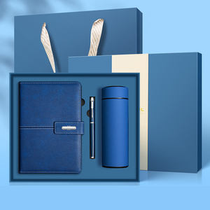 Cuadernos y Bolígrafos de Cuero Personalizados A5, Juego de Regalo Empresarial Corporativo para Artículos Promocionales para Empleados, Juegos Ejecutivos, Organizador/Planificador - Product Image 2