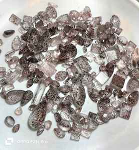 Anneaux artisanaux uniques en cristal de quartz naturel Super Seven Labitocrosite Straper transparent et lisse, personnalisés pour la fabrication de bijoux - Product Image 2