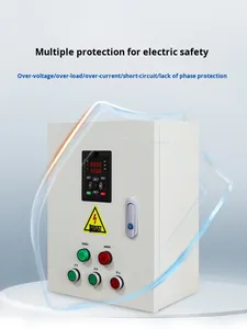 مروحة أحادية الطور للتحكم في سرعة المحرك خزانة التحكم في تحويل التردد تحكم رقمي IP20 استخدام العادم الصناعي - Product Image 4