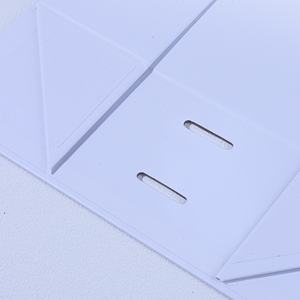 Boîte cadeau personnalisée <span class=keywords><strong>bleu</strong></span> <span class=keywords><strong>pastel</strong></span> avec fermeture magnétique, ruban en soie et finition <span class=keywords><strong>mat</strong></span> laminée, idéale pour bijoux et emballages de faveurs de mariage - Product Image 3